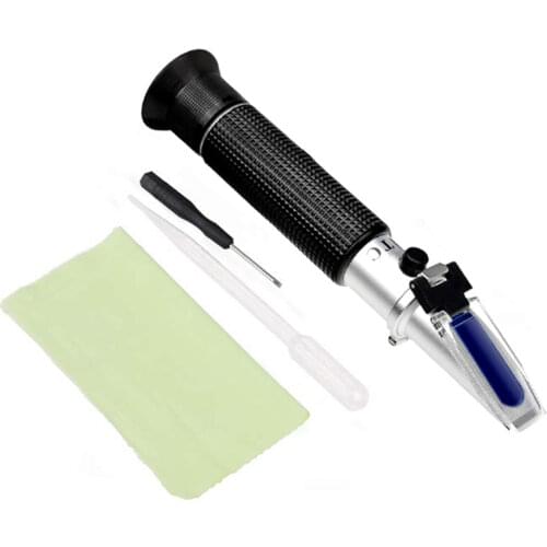 Juice Refractometer 0 - 140°OE Hand held Wine Sugar Concent Meter 0-32%Brix Tester Fruit Sugar Content Detection 40% off