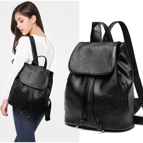 2020 autumn and winter new backpack casual simple college school bag tide temperament lady backpack
