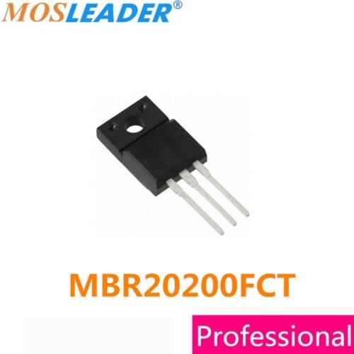 Mosleader DIP 100PCS MBR20200FCT TO220F MBR20200 MBR20200F Schottky Made in China High quality