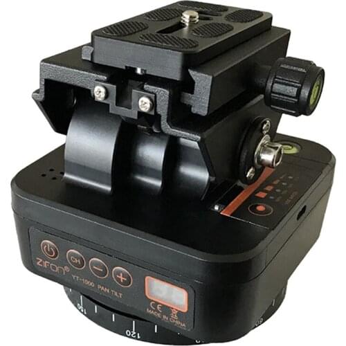 ZIFON YT-1000 Panoramic Head Automatic Tripod Head Stabilizer Motorized Rotating Remote Control For Phones Cameras DSLR