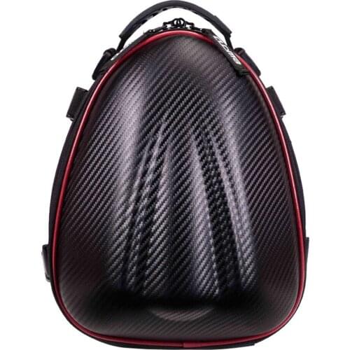 Motorcycle Backseat Saddle Bag Hard Shell Rear Seat Bag Waterproof Tank Storage Backpack For Travel Hiking Riding Cycling Climb