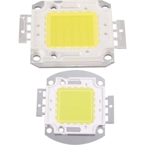 High Power 50W LED Chip Bulb Light Lamp DIY White 3800LM 6500K & LED Chip 100W 7500LM White Light Bulb Lamp Spotlight