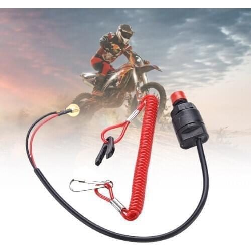 1PC Universal Boat Outboard Engine Motor Kill Stop Switch Safety Tether Lanyard Kill Switch Motorcycle Switch Motor Accessories