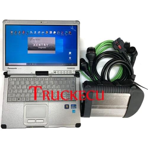 V2021 MB STAR C4 Multiplexer mb sd c4 PK c5 c6 xentry das wis epc For BENZ truck car 12V/24V diagnostic Tool+Toughbook C2 LAPTOP