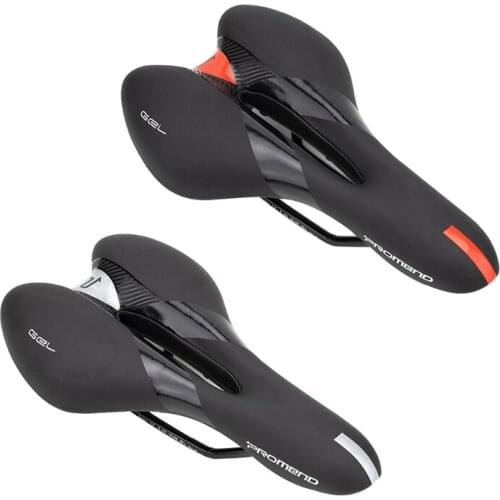 Bike Silicone Cushion Saddle Bike Seat Comfort, Bicycle Saddle Bike Saddle Cycling Seat PU Leather Surface Silica Filled