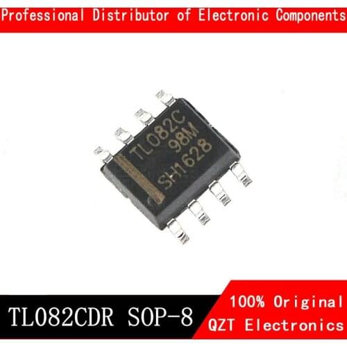 10PCS TL082CDR SOP-8 TL082C SOP TL082 082CDR SOP8 SMD TL082CDT New and Original IC Chipset