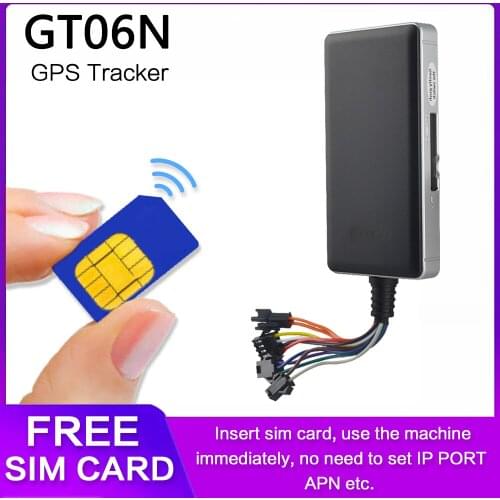 Car GPS Tracker Vehicle Locator GSM GPS Antenna GT06N Support Google Map Link 9-36V Cut Off Oil Real Time Tracking 100% Concox