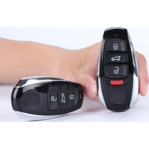 For VW Touareg Smart Remote Key Shell Case 3 Button/4 Button With Insert Key Blade Car Alarm Housing Keyless Entry Fob Cover