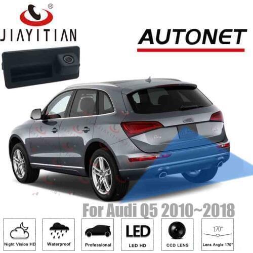 JIAYITIAN Trunk Handle camera For Audi Q5 2010 2011 2012 2013 2014 2015 2016 2017 2018 CCD HD Rear View Parking backup Camera