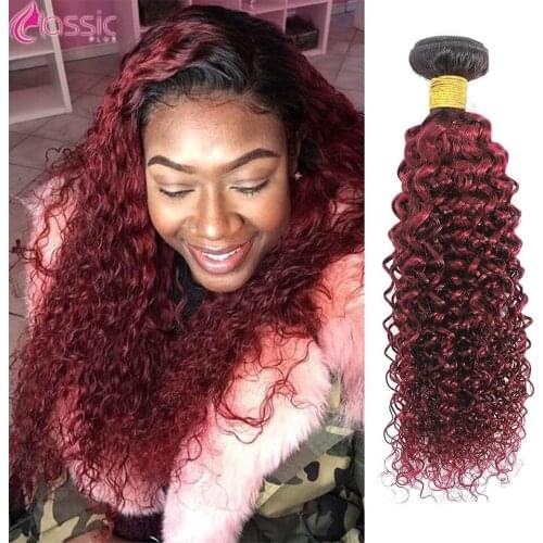CLASSIC PLUS 8-16 inch Afro Kinky Curly Hair Bundles Weave Ombre Blonde Brown High Temperature Fiber Synthetic Hair Extensions