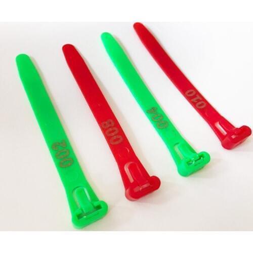 200PCS Open Buckle Big Duck Duck Goose Foot Ring Color Optional Laser Lettering Bird Foot Ring Chicken Foot Ring