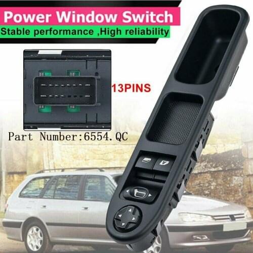Window Main Switch Console 6554.QC For Power For VW Golf MK4 Jetta Bora B5 Toledo Superb 2000 2001 200
