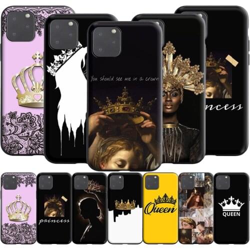 Crowned Queen Silicone Case for Realme Narzo 30A GT NEO C3 C25 C21 C20 C17 C15 C12 C11 8 7 7i 6 6i Pro