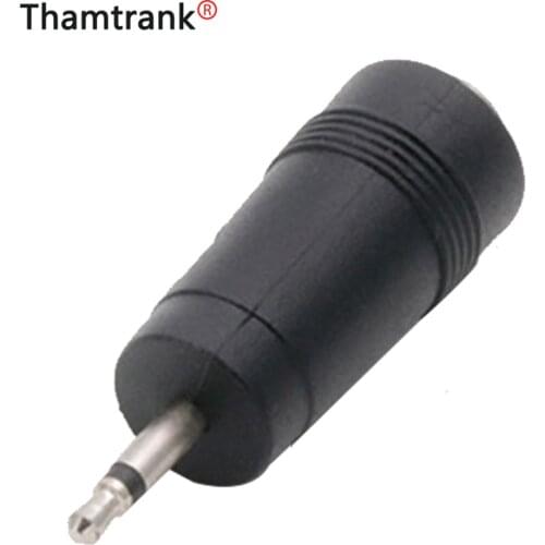MONO jack Male Plug to DC Power Connector 5.5x2.1mm Female Jack Socket Adapter High quality Plastic Converter