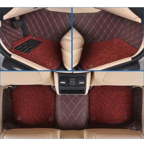 Myfmat custom foot leather car floor mats for VOLKSWAGEN ALLSPACE R-LINE POLO PASST TOURAN L Cross Lavida free shipping healthy