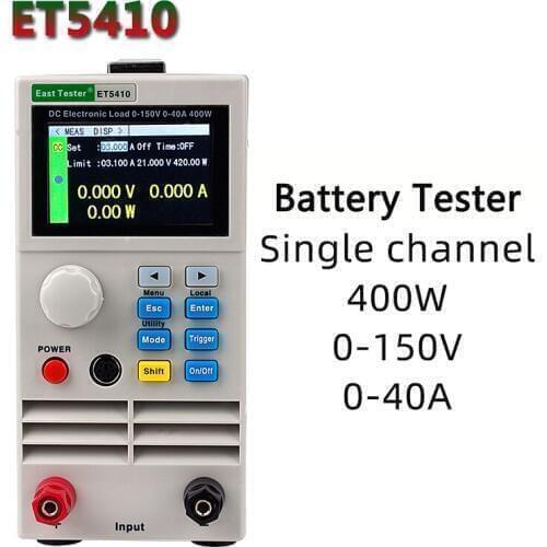 Load Professional ET5410 400W 150V 40AProgrammable DC Electrical Load Digital Control DC Load Electronic Battery Tester
