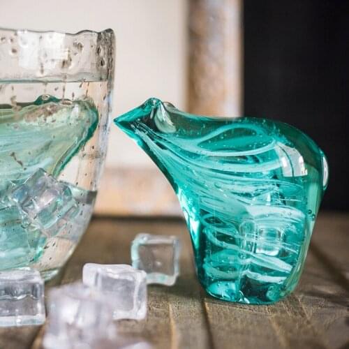 Glass Polar Bear Handmade Miniature Figurines Animals Artwork Desktop Home Decoration Accessories Pure Crystal Texture Ornaments