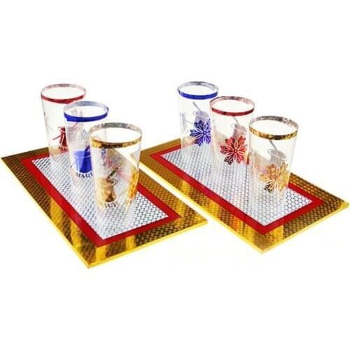 Magic Toys Double Plate Out of Cup (6 cups out) Odd Plate Out of Cup Empty Plate Out of Cup For Children Toys YH2137