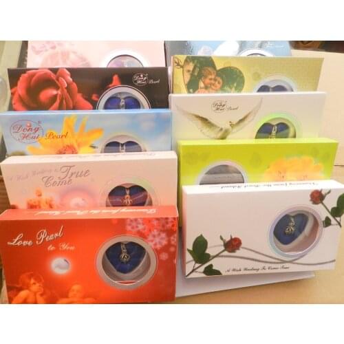 10 Set New Gift Love Wish Pearl Necklace Set Oyster Drop Pendant>>>Free shipping