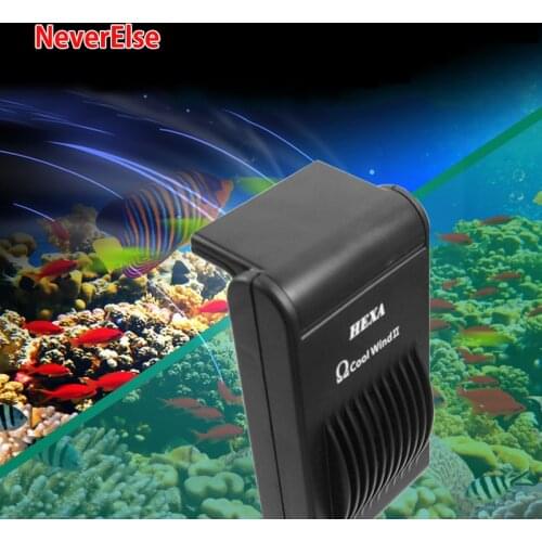 100v~240v Aquarium fish tank automatic temperature control fan tank cooling aquarium fan water Hanging clip Mini Cooling Fan