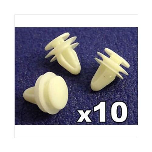 10x For Honda Plastic Trim Clips- Door Card Panel Clips for S2000, Prelude BB5, Logo