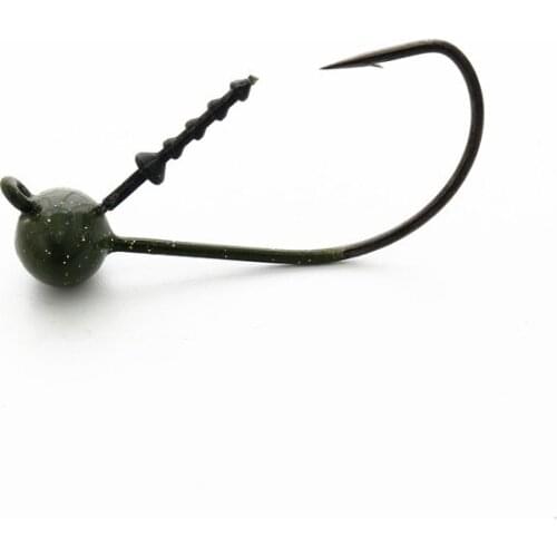 3pcs/lot 10G off-set jig head fishing hook lure hook