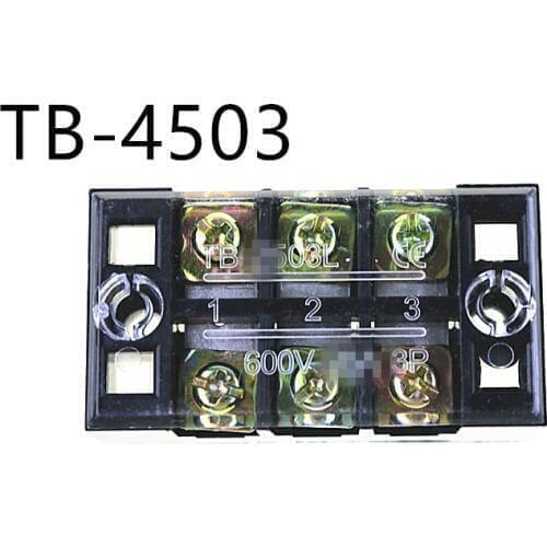 5pcs Terminal blocks TB-4503(45A 3P) Patch panel Wiring row junction box