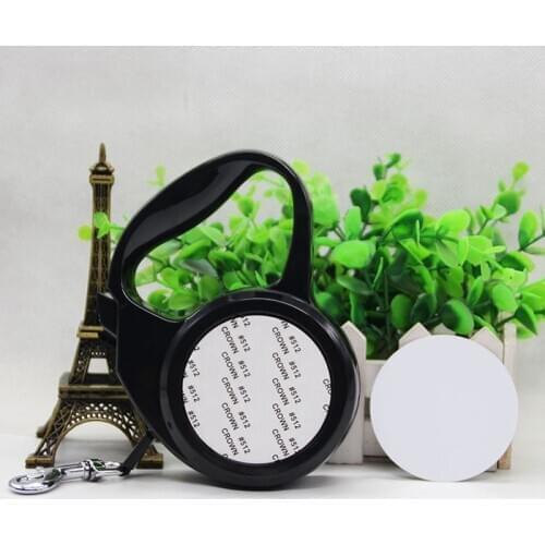 5pcs/Lot Retractable dog leash tags Blank for Sublimation INk Transfer Printing Heat Press DIY Print FREE SHIPPING