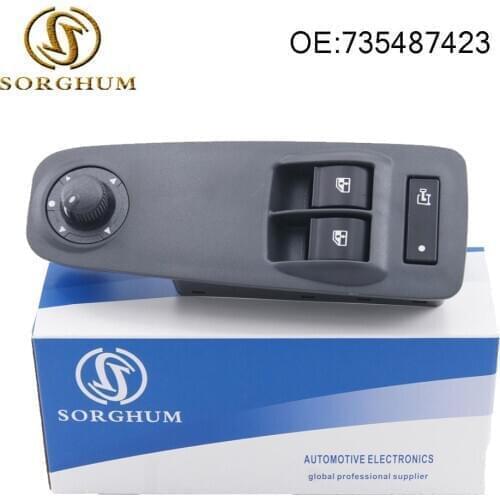 735487423 New Power Window Switch For Citroen Peugeot Fiat Vauxhall Relay Boxer Doblo Ducato Combo MK3
