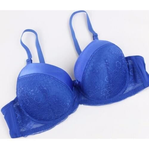 Plus Size Women 3/4 Cup Big Size Bra Adjusted-straps Underwire Padded Bralette Underwear Comfortable Brassiere 34-46 ABCDE Cup