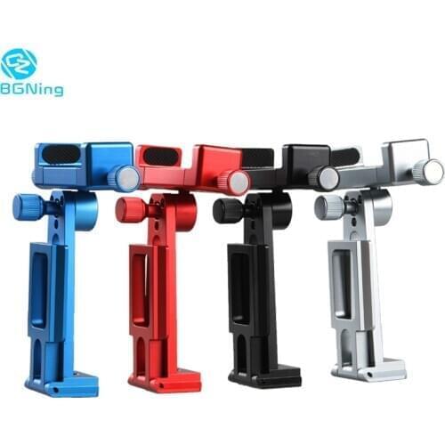 BGNing Phone Holder Tripod Mount Arca-Style Quick Release Plate 360 Rotatable for 6.8" Phone Bracket Clip for iPhone/Samsung