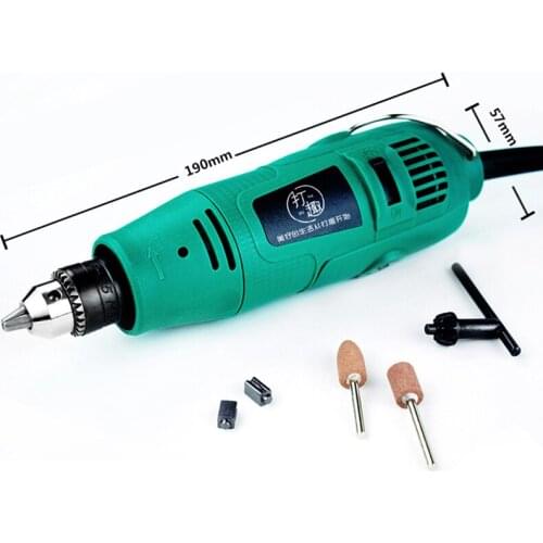 Mini Electric Drill 220V Power Tools Drill Grinder Grinding Accessories Set Hand-held Drilling Machine Mini Drill Engraver