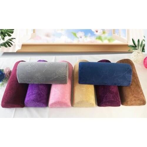 Emulsion Half-Moon Pillow Foot Ankle Knee Lumbar Spine Support Leg Elevation Back Neck Memory Foam Massage Table Bed Recliner