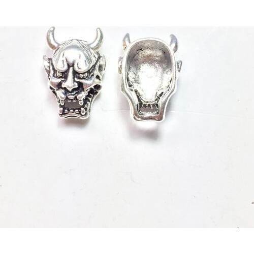 Eruifa 20pcs 12*17mm Nice Burnished Silver Demon Beads Zinc Alloy necklace,earring bracelet jewelry DIY handmade