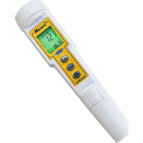 Pen Meter pH & conductivity meter LCD display with pH and temp 0 to 14.0 pH/0 to 1999 uS/cm