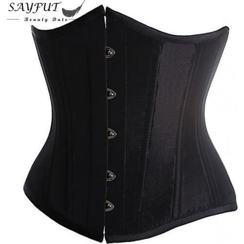 Plus Size 6XL Body Shapewear Fashion Womens Sexy Gothic Clothing Underbust Waist Trainer Lace up Corsets and Bustiers