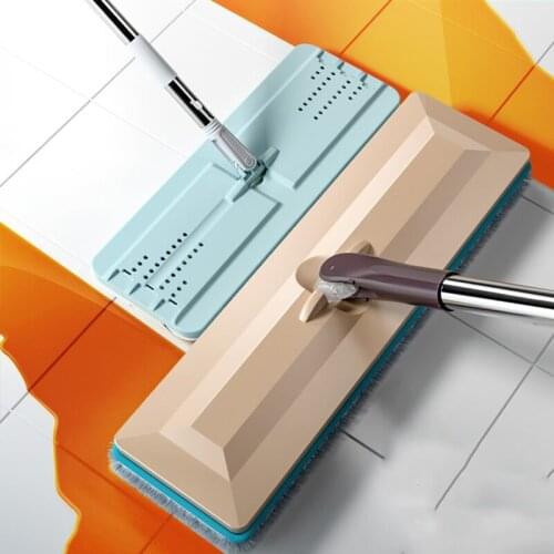 Squeeze Mop Holder Cloth Replacement Kit Spinning Flat Microfiber Mop Tiles Stainless Steel Cozinha Cleaning Products ZZ50TB