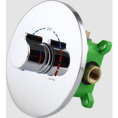 In wall Hot & Cold Valve Solar Water Heater Valve Adjust The Mixing Water wall mounted shower Mixer HG-17