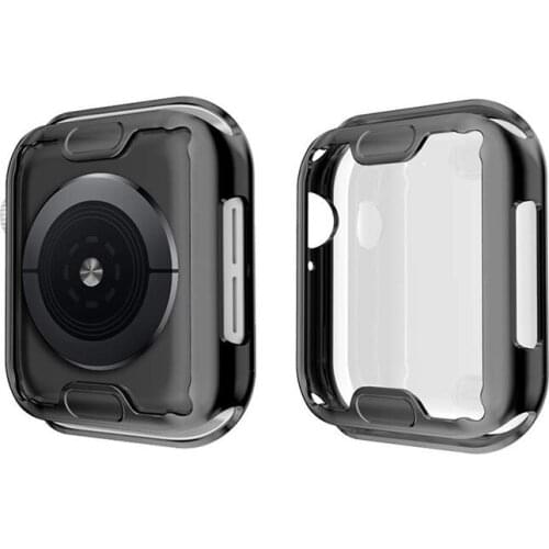 New 360 Degree Slim Watch Cover for Apple Watch 3/2 42MM 38MM Case Soft Clear TPU Screen Protector for iWatch 4 44MM 40MM