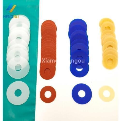 100 pieces 32x13x0.8mm many size rubber sucker 38x14x0.8mm for Heidelberg Roland Komori etc. offset printing machine spare parts