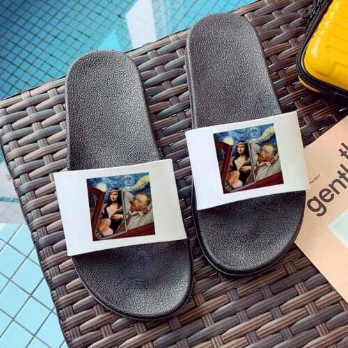 Women Flat Slippers Summer Beach Soft Sole Slide Sandals Leisure Ladies Indoor Bathroom House Slippers Anti-slip Shoes 2021