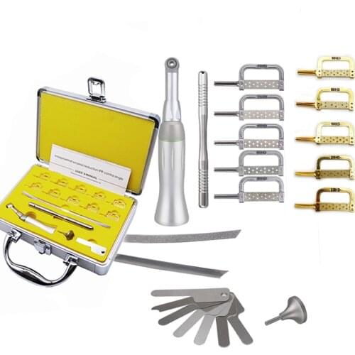 Dental 4:1 Contra Angle Reduction IPR System/ Interproximal Stripping Kits/Orthodontic Tools Reciprocating