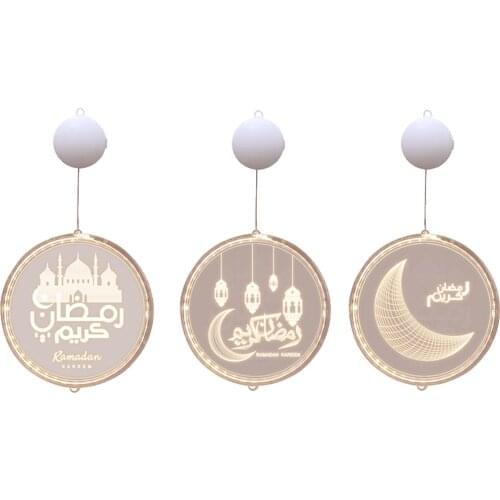 LED Hanging Lamp Lanterns Muslim Ramadan Decoration Lamp Room Decoration Decorative Lights Indoor Lighting