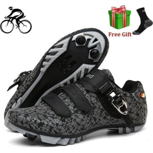 Sapatilha Ciclismo Mtb Cycling Shoes Self-Locking Men Mountain Bike Luminous Bicycle Professional Ultralight Women Sneakers Men