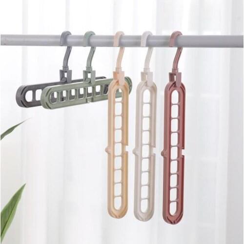 Magic Multi-port Support hangers for Clothes Drying Rack Multifunction Plastic Clothes rack drying hanger Storage Hangers