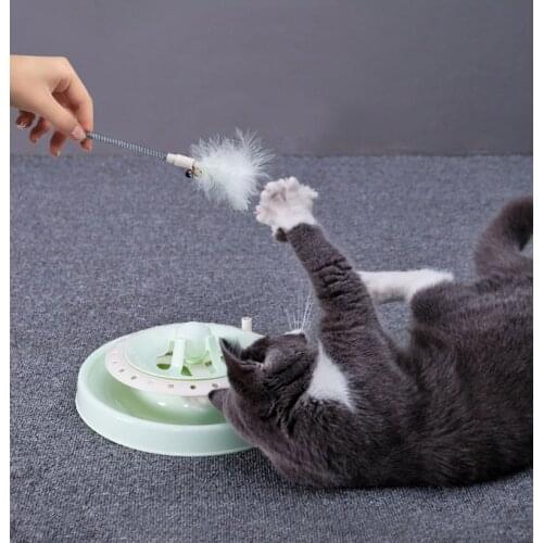 Funny Cat Toys With Feather For Cat Scratch Toy Pet Cat Products