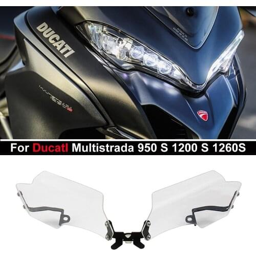Grille Headlight Protector Guard Lense Cover Fit For DucatI Multistrada 950 S 1200 S 1260S Acrylic Motorcycle Accessories