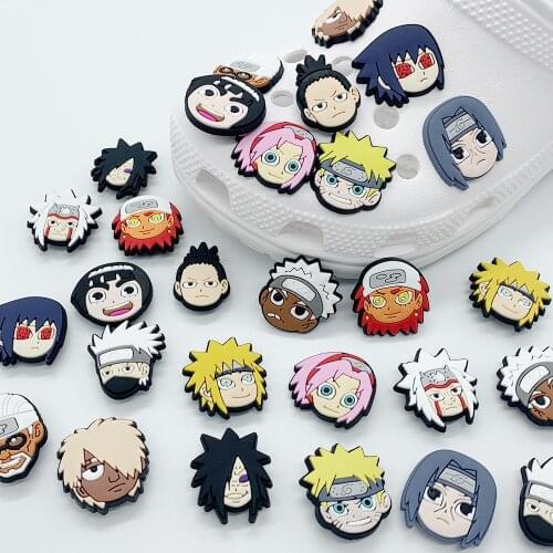 Single Sale 1pc Japanese Anime Character Shoe Charms Buckles JIBZ Crock Accessories Decoration Kids Party Xmas Gifs