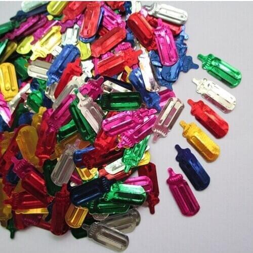 2000pcs multicolor Milk bottle Sequin & Paillette Sewing/Embellishment Findings about 20*8mm Garment Accessories 010001026