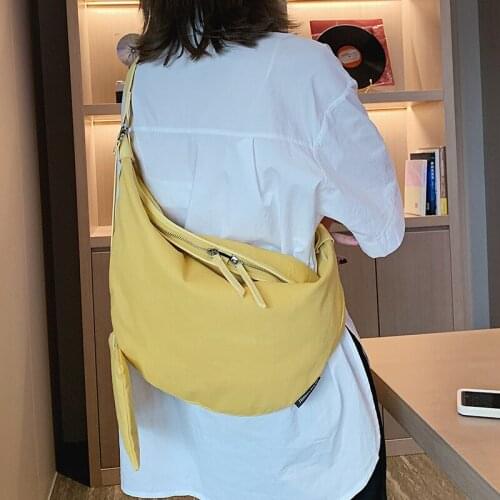 2022 New Women Shoulder Bag Ladies Large Capacity Canvas Solid Bag Women Messenger Bags Womens Handbag Female Fashion Bags